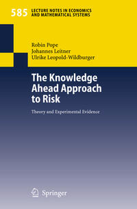 Vorderes Coverbild The Knowledge Ahead Approach to Risk