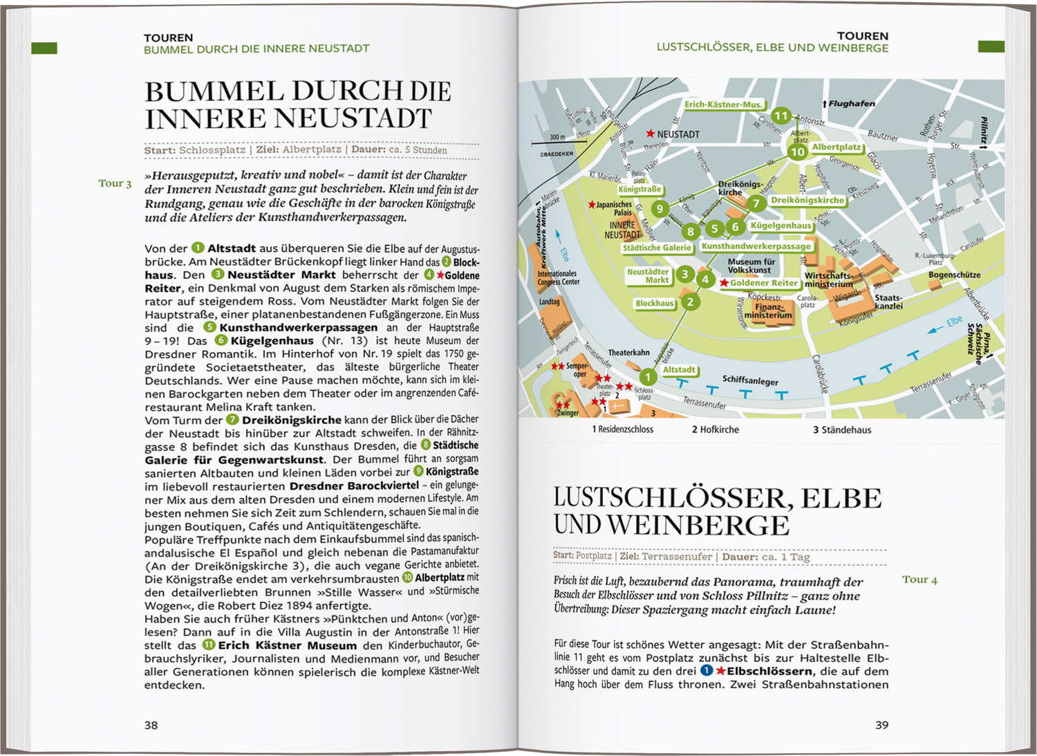 Beispielinhalt (Bild) Baedeker Reiseführer Dresden
