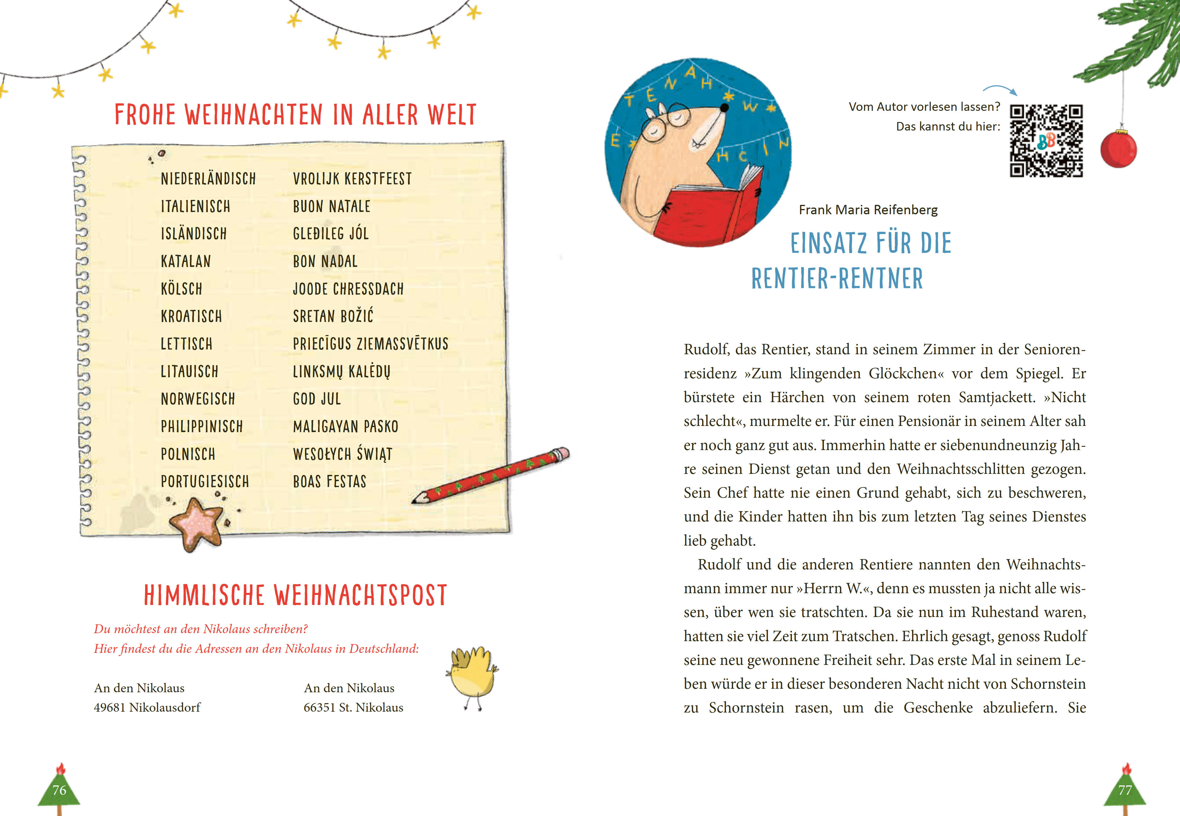 Beispielinhalt (Bild) Advent, Advent, die Tanne brennt