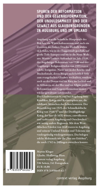 Rückseitencover Glaube. Hoffnung. Hass.