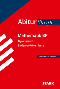 Vorderes Coverbild STARK Mathematik BF - AbiturSkript BW