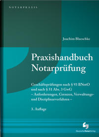 Vorderes Coverbild Praxishandbuch Notarprüfung