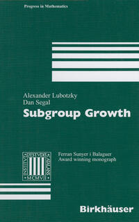 Vorderes Coverbild Subgroup Growth