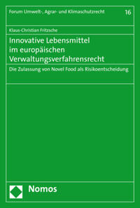 Vorderes Coverbild Innovative Lebensmittel im europäischen Verwaltungsverfahrensrecht