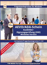 Vorderes Coverbild AEVO/ADA-Schein Fragenkatalog-Trainer für Windows