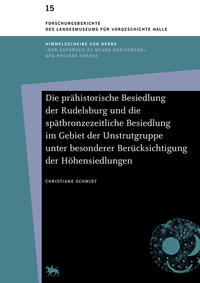 Vorderes Coverbild Die prähistorische Besiedlung der Rudelsburg und die spätbronzezeitliche Besiedlung im Gebiet der Unstrutgruppe unter besonderer Berücksichtigung der Höhensiedlungen (Forschungsberichte des Landesmuseums für Vorgeschichte Halle 15)