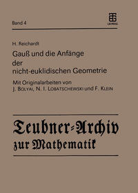 Vorderes Coverbild Gauß und die Anfänge der nicht-euklidischen Geometrie