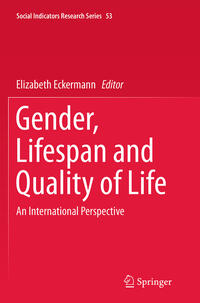 Vorderes Coverbild Gender, Lifespan and Quality of Life