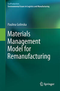 Vorderes Coverbild Materials Management Model for Remanufacturing