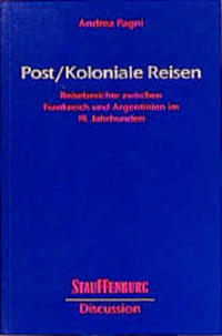 Vorderes Coverbild Post-Koloniale Reisen