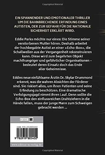 Rückseitencover Speed of Sound - Das Echo der Erinnerung
