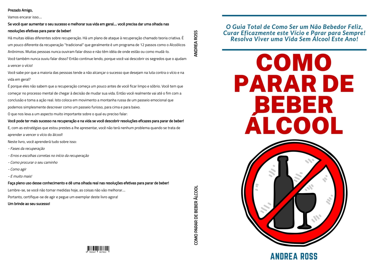 Gesamtes Coverbild Como Parar de Beber Álcool