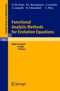 Vorderes Coverbild Functional Analytic Methods for Evolution Equations