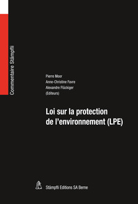 Vorderes Coverbild Loi sur la protection de l'environnement