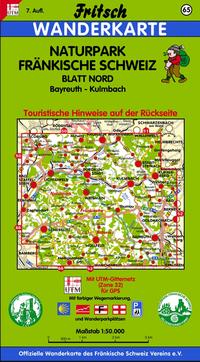 Vorderes Coverbild Naturpark Fränkische Schweiz - Blatt Nord