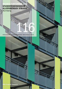 Vorderes Coverbild Baukulturführer 116 Studentenwohnheim Allersberger Straße Nürnberg