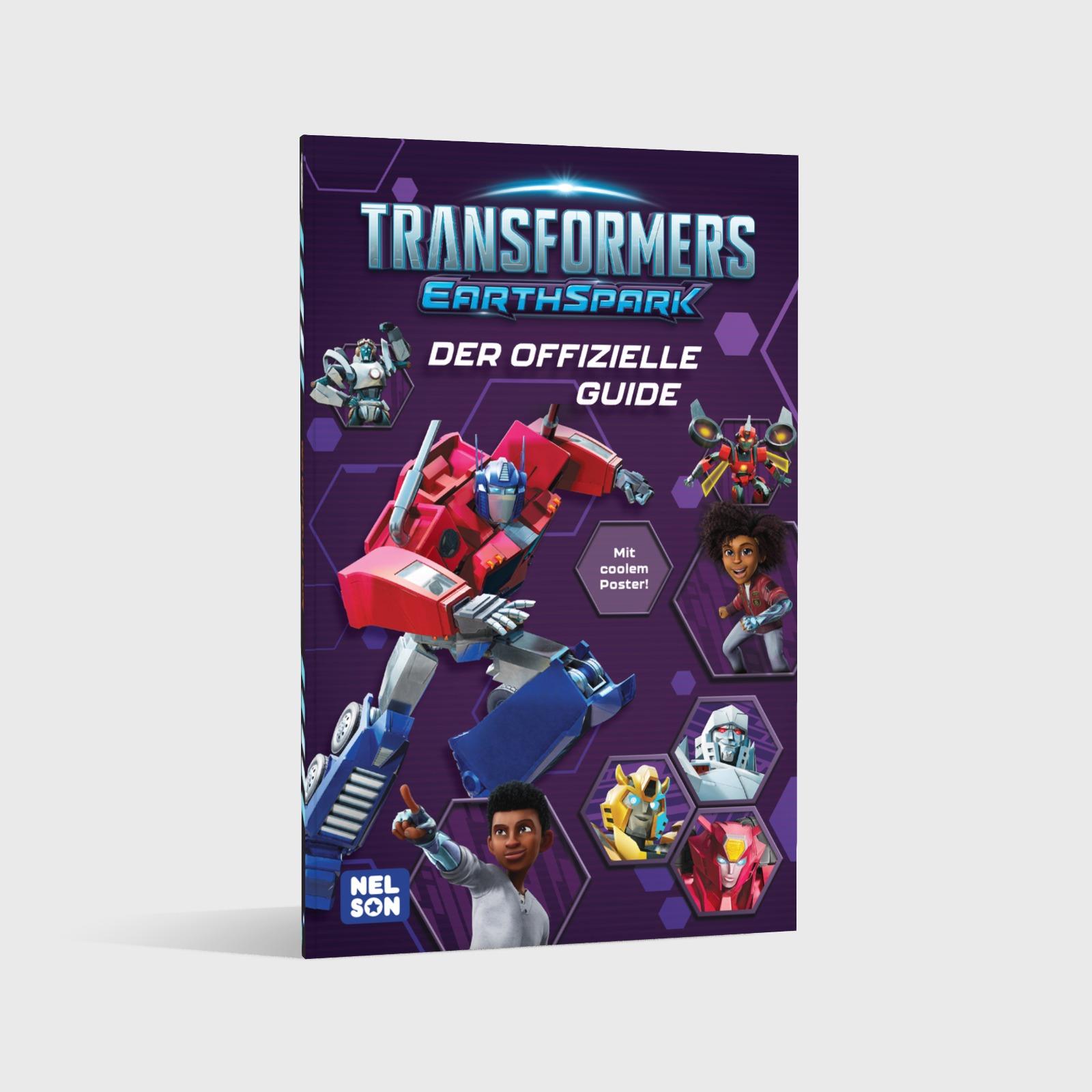 Beispielinhalt (Bild) Transformers Earthspark: Der offizielle Guide