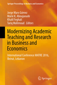 Vorderes Coverbild Modernizing Academic Teaching and Research in Business and Economics