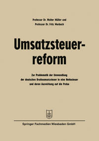 Vorderes Coverbild Umsatzsteuerreform