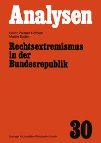 Vorderes Coverbild Rechtsextremismus in der Bundesrepublik