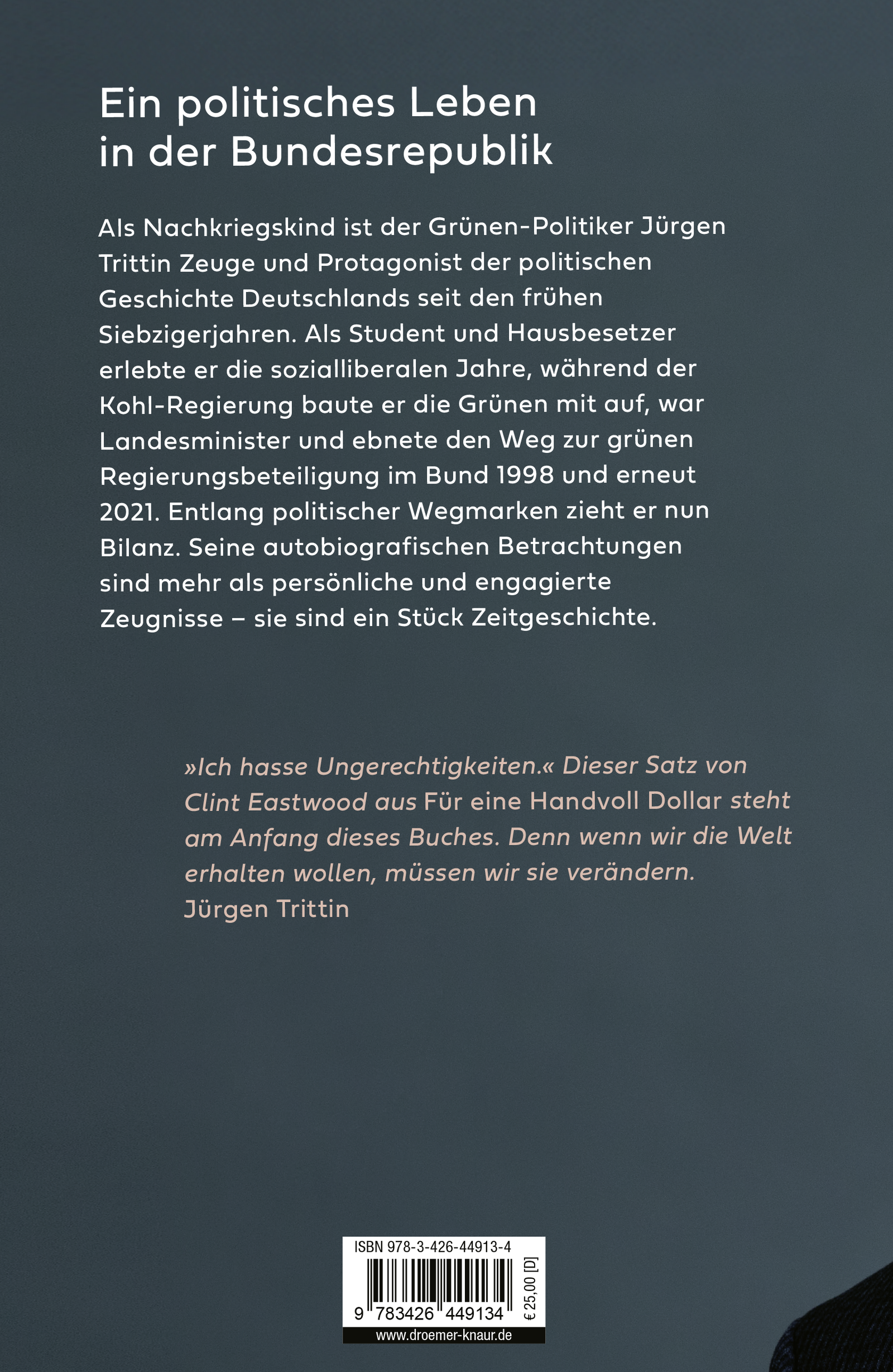 Rückseitencover Alles muss anders bleiben