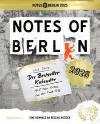 Vorderes Coverbild Notes of Berlin 2025