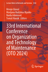 Vorderes Coverbild 33rd International Conference on Organization and Technology of Maintenance (OTO 2024)
