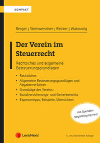 Vorderes Coverbild Der Verein im Steuerrecht