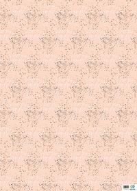 Vorderes Coverbild Öko-Geschenkpapier 5er Set: Weihnachten - Punkte (rosa, weiß, gold)