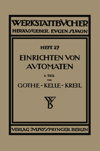 Vorderes Coverbild Das Einrichten von Automaten