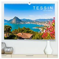 Vorderes Coverbild TESSIN Werner Dieterich (hochwertiger Premium Wandkalender 2025 DIN A2 quer), Kunstdruck in Hochglanz