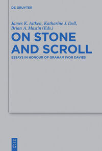 Vorderes Coverbild On Stone and Scroll