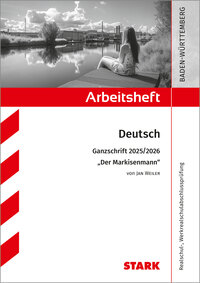 Vorderes Coverbild STARK Jan Weiler: Der Markisenmann - Deutsch Ganzschrift 2025/26 BW - Arbeitsheft mit Lösungen