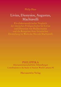 Vorderes Coverbild Livius, Dionysios, Augustus, Machiavelli