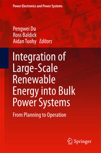 Vorderes Coverbild Integration of Large-Scale Renewable Energy into Bulk Power Systems