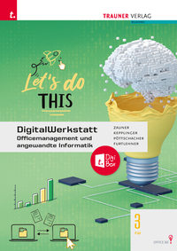 Vorderes Coverbild DigitalWerkstatt, Officemanagement und angewandte Informatik 3 FW Office 365 + TRAUNER-DigiBox