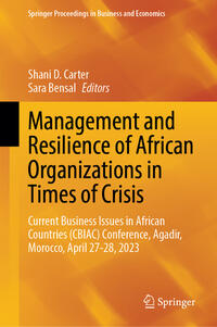 Vorderes Coverbild Management and Resilience of African Organizations in Times of Crisis