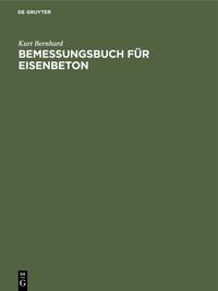 Vorderes Coverbild Bemessungsbuch für Eisenbeton