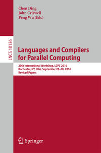 Vorderes Coverbild Languages and Compilers for Parallel Computing