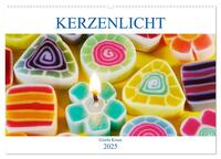 Vorderes Coverbild Kerzenlicht (Wandkalender 2025 DIN A2 quer), CALVENDO Monatskalender