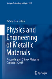 Vorderes Coverbild Physics and Engineering of Metallic Materials