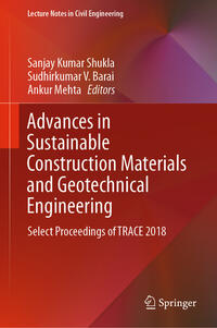 Vorderes Coverbild Advances in Sustainable Construction Materials and Geotechnical Engineering