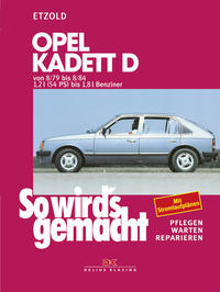 Vorderes Coverbild Opel Kadett D 8/79 bis 8/84