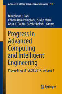 Vorderes Coverbild Progress in Advanced Computing and Intelligent Engineering