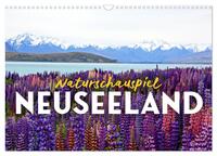 Vorderes Coverbild Naturschauspiel Neuseeland (Wandkalender 2025 DIN A3 quer), CALVENDO Monatskalender