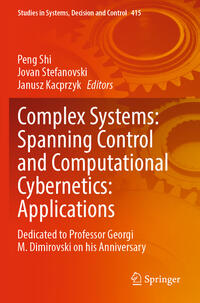 Vorderes Coverbild Complex Systems: Spanning Control and Computational Cybernetics: Applications