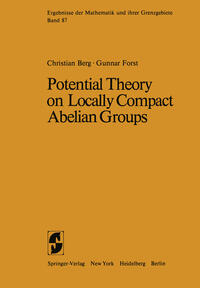 Vorderes Coverbild Potential Theory on Locally Compact Abelian Groups