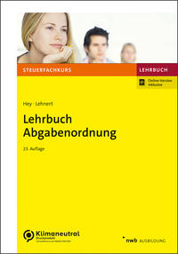Vorderes Coverbild Lehrbuch Abgabenordnung