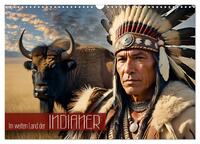 Vorderes Coverbild Im weiten Land der Indianer (Wandkalender 2025 DIN A3 quer), CALVENDO Monatskalender