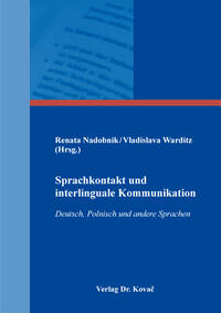 Vorderes Coverbild Sprachkontakt und interlinguale Kommunikation
